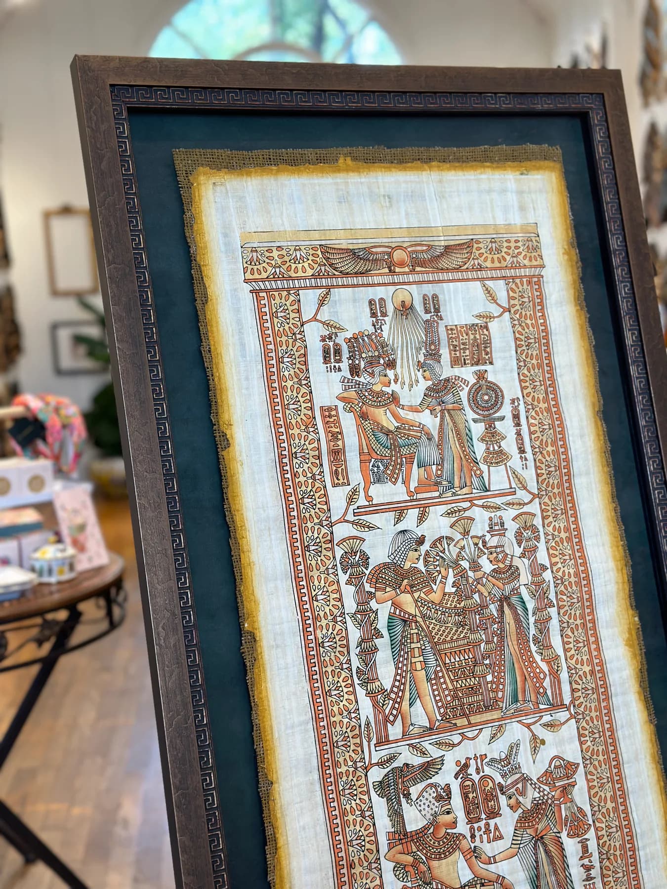 Textiles & keepsakes framed at Village Framer